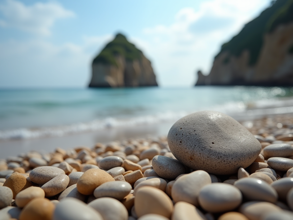pebbles on a beach