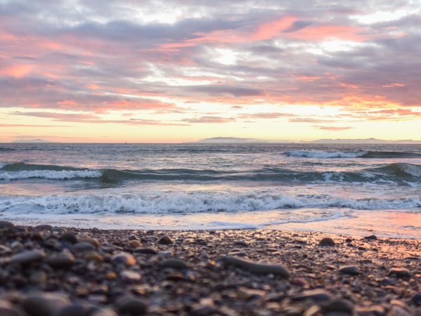 beach in sunset