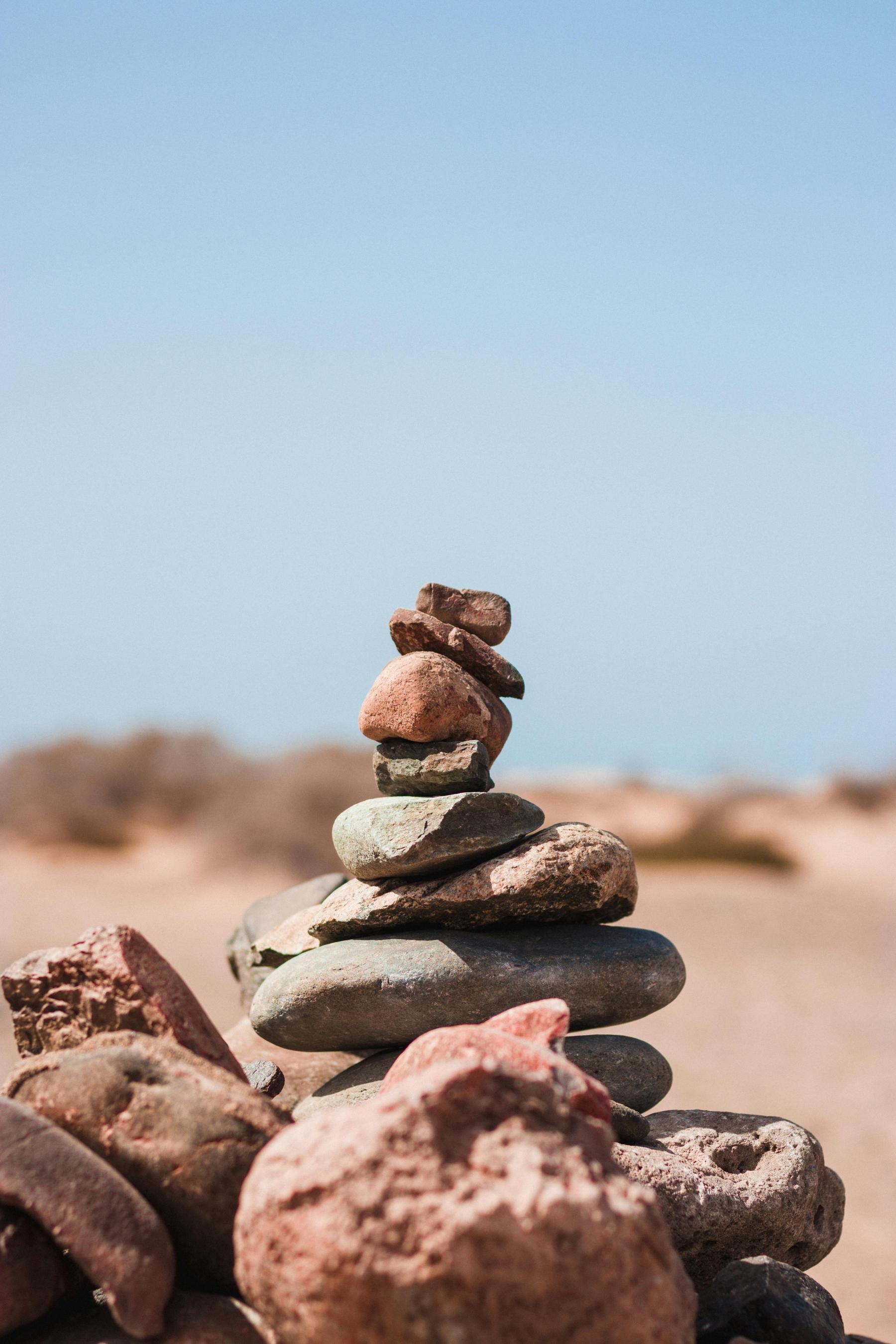 pebble stack