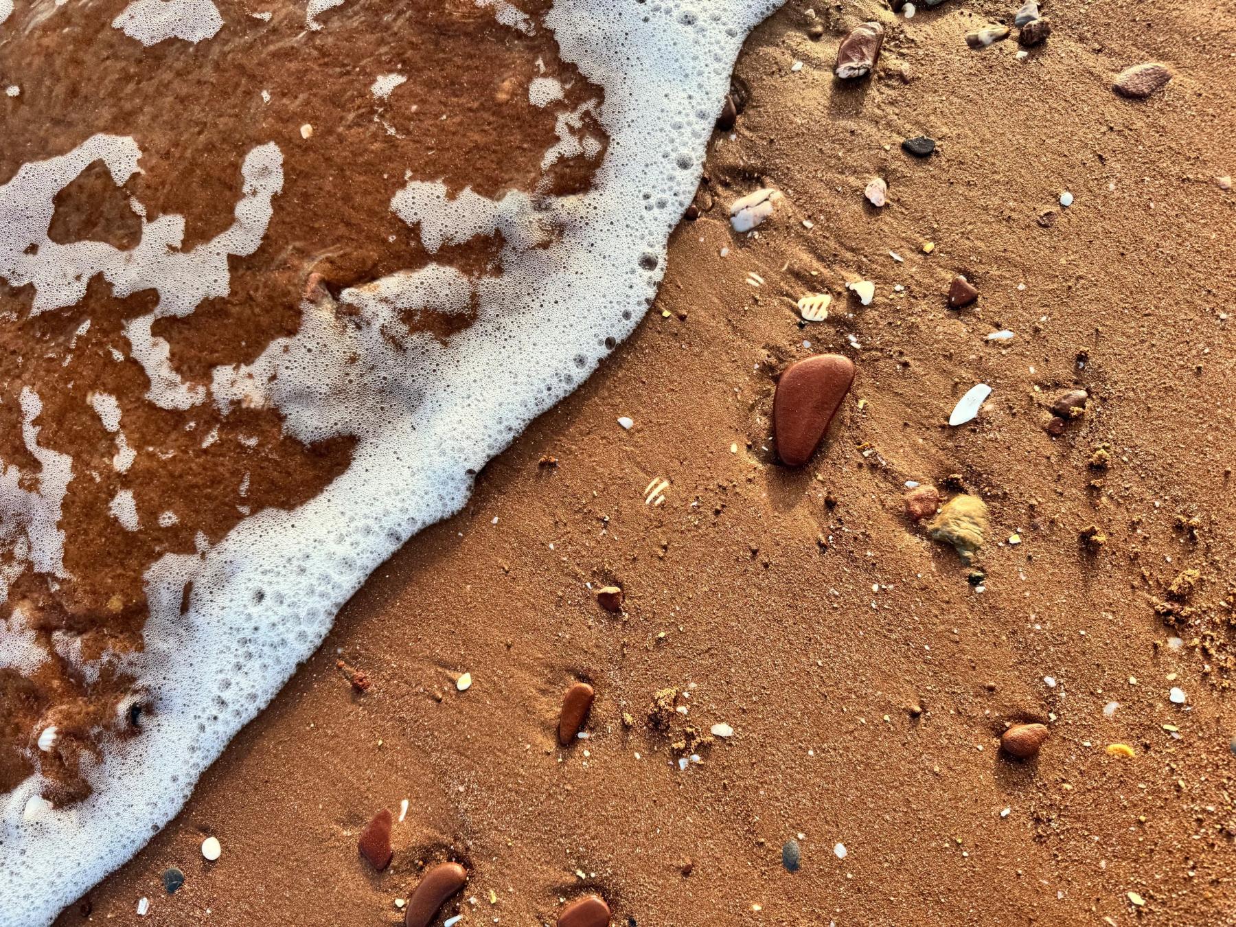 Sea and Red Sand
