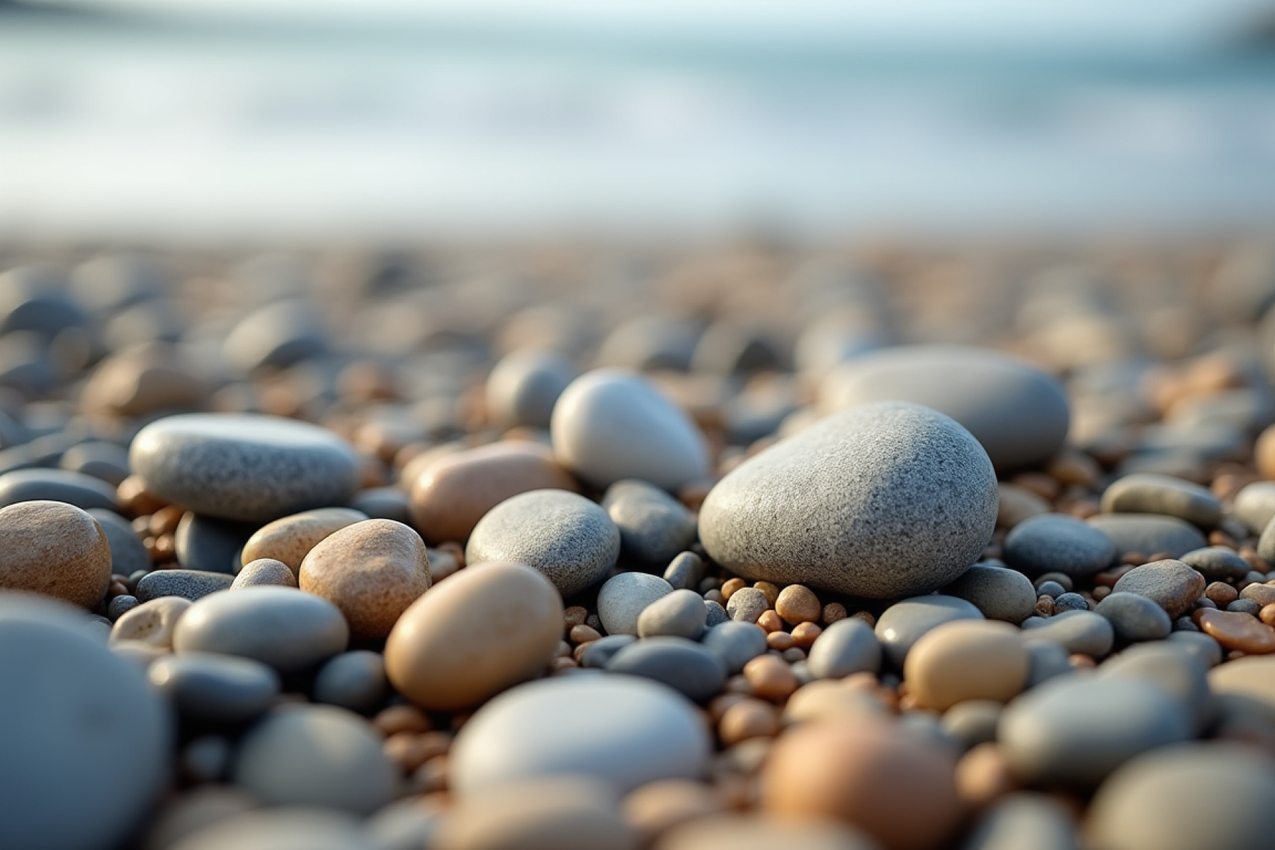 pebbles on a beach